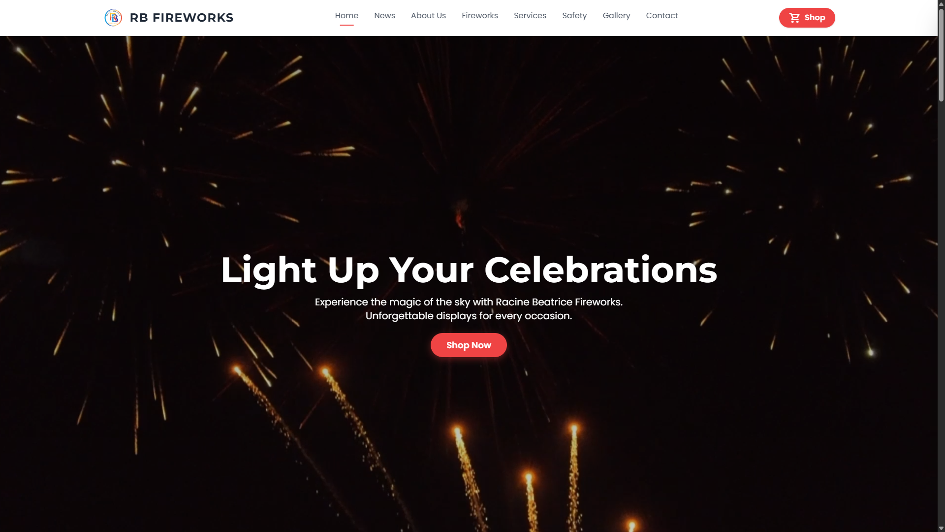 RB Fireworks Project Screenshot